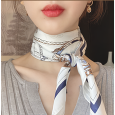 아띠유 여성 스카프 20종 쁘띠 가방 헤어 사각 실크