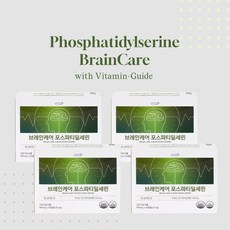브레인케어 포스파티딜세린 300mg 인지력 개선, 4세트, 60정