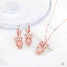 부엉이목걸이시계