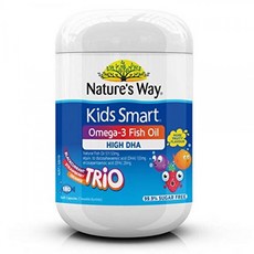 Nature's Way Kids Smart Omega 3 Fish Oil Trio 180 Capsules