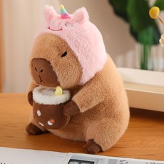 스토리원 7가지 카피바라 인형 동물 봉제 애착 선물 ST-TOY-017, 1개, 유니콘, 23cm