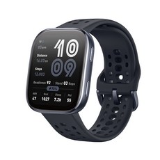 어메이즈핏 스마트워치 BIP 6, GPS + 블루투스, 46.3mm, 블랙 GPS + 블루투스, 46.3mm, 블랙