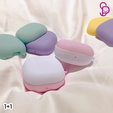 피에스샵 1+1 버즈라이브케이스 컬러실리콘케이스 심플 커플 포인트, 스카이블루, ps_bglonepl