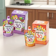 뽀로로 하루야채 2종 (4+4), 8개, 110ml