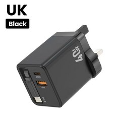접이식 Type-C 케이블이 포함된 Elough 40W GaN 충전기 iPhone 16 15 14 Xiaomi 노트북 Macbook 전화 PD 고, 03 영국