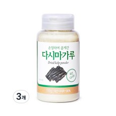 고소한 석하 손질하여 곱게갈은 다시마가루 110g 3개