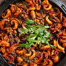 [2팩 3팩] 최상SS급 쭈꾸미볶음 큼직한 양념쭈꾸미(보통맛), 3개, 500g
