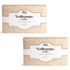 See's Candies Vanilla Lollypops 씨즈 캔디 바닐라 롤리팝 캔디 16oz(453g) 2팩, 2개, 1453g