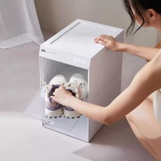 샤오미 신발 건조기 관리기 살균기 소독기 슈드레서 슈스타일러, (화이트 37x27x24cm)