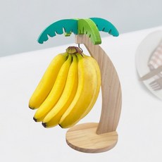 사니사니 바나나 걸이 거치대 홀더 행거, 1개, 원목