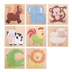 원목자석동물퍼즐