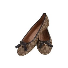 204778 코치 여자 FG2708 시그니처 BENNI 자가드 Ballet Flats 신발 8