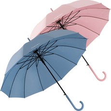  까르벵 우리집 튼튼 컬러 장우산 2개  상품 이미지