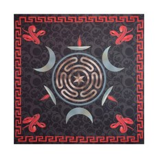 타로 테이블보 매트 50x50/60x60/75x75cm 점술 보드 게임 오라클 카드 패드, B 60x60cm, 1개