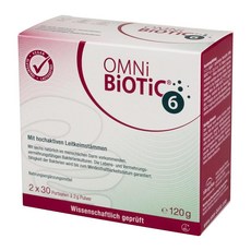 Omni Biotic 6 옴니 바이오틱 6 유산균 60g 2팩