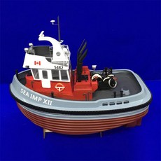 20 RC 예인선 키트 SEAMIP 프레이저 모델 DIY 조립 리모컨 선박 선물 귀여운, kit