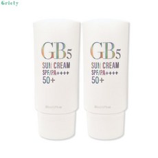 지비선크림- GB-5 수분 진정 시카 선크림 SPF50+PA++++ 1세트(50mlx2) - gb1크림