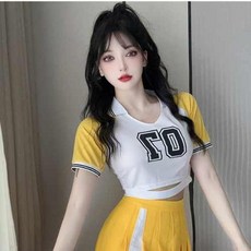 여성 공연 의상 단체 치어리딩 응원 댄스복 무대의상
