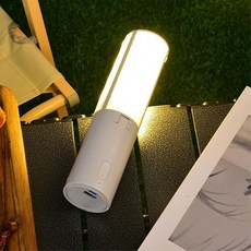 감성캠핑 무드등 손전등 텐트조명 접이식 랜턴 등산, 화이트