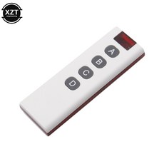 범용 무선 학습 코드 디지털 원격 제어 송신기 원격 스위치 1 2 3 4 6 8/10 버튼용 소형 사이즈 RF4, 1개, 02 4 button