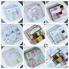 12 개/갑/팩 6*6 인치 봄 꽃 8 종류 scrapbooking에 대 한 무늬 종이 팩 diy 해피 플래너 카드 저널 프로젝트 만들기, 진한 회색