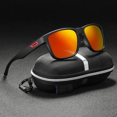 편광 선글라스-추천-스타일호른 가빈 편광 선글라스 KD109, C3 무광블랙+레드미러