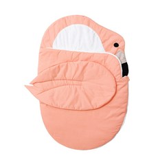 침낭 야외 발 가을 두꺼운 따뜻한 유모차 앞유리 봉투 범용 머프 쿠션, 분홍색, 1개