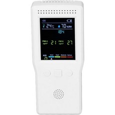 9 in 1 공기질 모니터 실내 PM2.5 PM10 TVOC CO2 온도 습도 감지기 가정 방 사무실 재배 텐트용 테스터 공기 오염 측정기, 9 in 1 공기질 모니터 실내 PM2.5 PM10 T, 1개