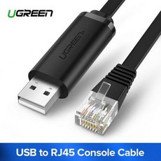 [해외] UGREEN USB 에 RJ45 CONSOLE CABLE RS232 SERIAL 어댑터 한 CISCO 라우터 1.5 M USB RJ 45 8P8C CONVERTER USB, 1.5m