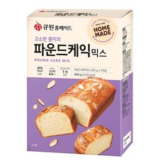 큐원 파운드 케익 믹스 2p, 500g, 1개