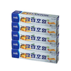 크린랲 크린랩 크린호일 25cmx30m, 5개, 30m
