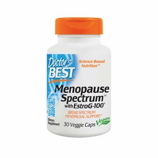 Doctor's Best 닥터베스트 메노포즈 스펙트럼 에스트로지-100 Menopause Spectrum with EstroG-100, 30정, 1팩