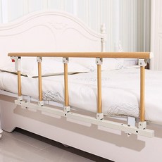 침대 안전가드 침대난간 노인 환자 낙상방지 침대 울타리 접이식, 5칸확장