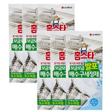 홈스타 보글보글 발포 배수구 세정제, 40g, 6개입