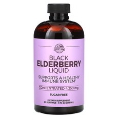 Country Farms 블랙 엘더베리 리퀴드 236ml(8fl oz), CountryFarms블랙엘더베리, 1개, 0.236l