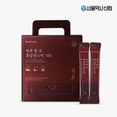 서울약사신협 [본사직영] 국내산 6년근 하루 한포 홍삼정 스틱100 10g x 100포, 1개, 단품없음