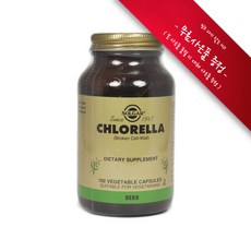 [사은품증정] 솔가 클로렐라 100정 (베지캡슐) Solgar Chlorella 100Vcaps, 1개