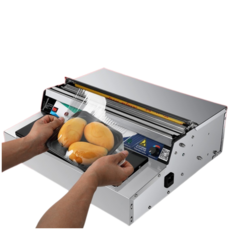 마트 포장 기계 업소용 과일 채소팩 정육점 랩핑기, 1개, 랩 기계 + 45cm 랩 1개 50x100cm