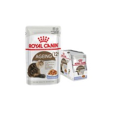 로얄캐닌 캣 에이징 12+ 젤리 파우치 85gx12(1box) 고양이 습식 사료, 12개, 85g