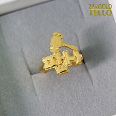 티엘로 판사순금돌반지 3.75g 99.9% 선물포장 이니셜무료