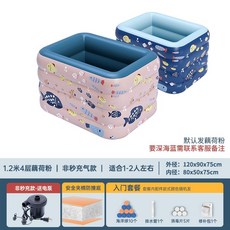 가족수영장 수영장 에어 보력 보력 가정용 수영 물통 접는 가족 초대형 야외 대형, 1.2m 4 링 일반 전기 펌프 엔트리 패키지 초