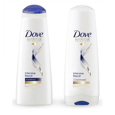 도브 인텐시브 리페어 샴푸 컨디셔너 세트 각 355ml Dove Nutritive Solutions Shampoo Conditioner, 1개
