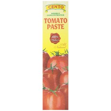 Cento Tomato Paste in Tube 4.56 oz 튜브형 센토 토마토 페이스트 4.56온스, 1개, 129g