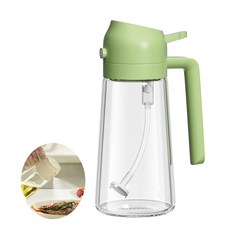 오일 스프레이 용기 소스병 참기름병(스프레이타입+붓는 타입)주방 용품470ml, 1개