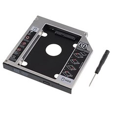 NMT MacBook 용 하드 드라이브 캐디 트레이 노트북 CD DVD-ROM 광학 SuperDrive 어댑터-9.5mm 2nd HD - P009207D9L8CS45, 기본