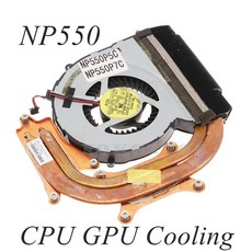 BA62-00675A BA62-00675C 라디에이터 삼성 호환 NP550P5C NP550P7C 노트북용 CPU GPU 냉각 팬 방열판 KSR0805HB BA81-16653A, 1개
