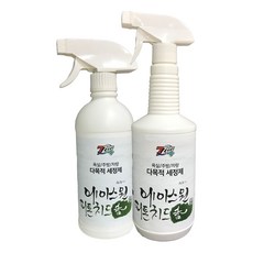 세븐제로 다목적 세정제 에이스원 피톤치드향 세트 다수리 산업 용 찌든때 기름때 물때 얼룩제거 장비청소 자동차외부청소 현장, 500ml+800ml