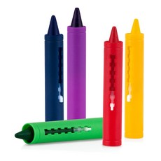 Nuby 5-Pack Easy Clean Bath Time Crayons-B010UMYBTS, 5 Count / one size