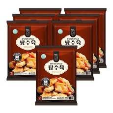 허닭식단 [즉시할인/본사당일출고] 바삭 튀긴 닭가슴살 탕수육 360g_소스포함, 7팩, 360g