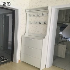 행가옷걸이 뒤집다 화이트 면함 칠띠 콤비네이션 심플 모즈 나비장 문으로 들어가다 입 현관, 조립 100 롱 *24 두꺼운 *하이 20